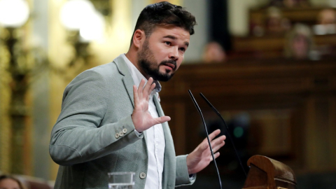 Rufián reduce sus pretensiones y reconoce el momento complicado que está viviendo Sánchez