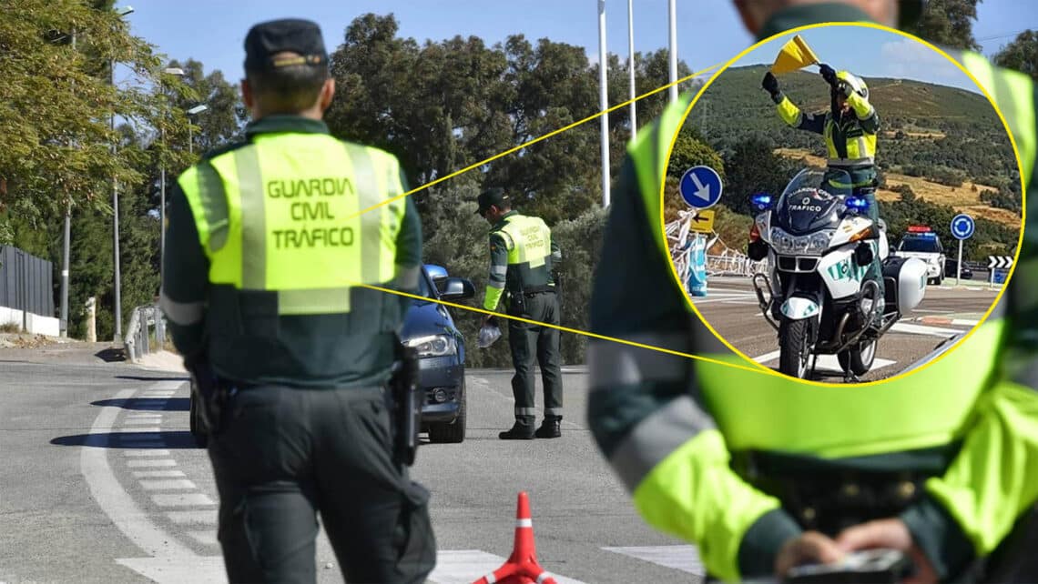 El significado del banderín amarillo de la Guardia Civil