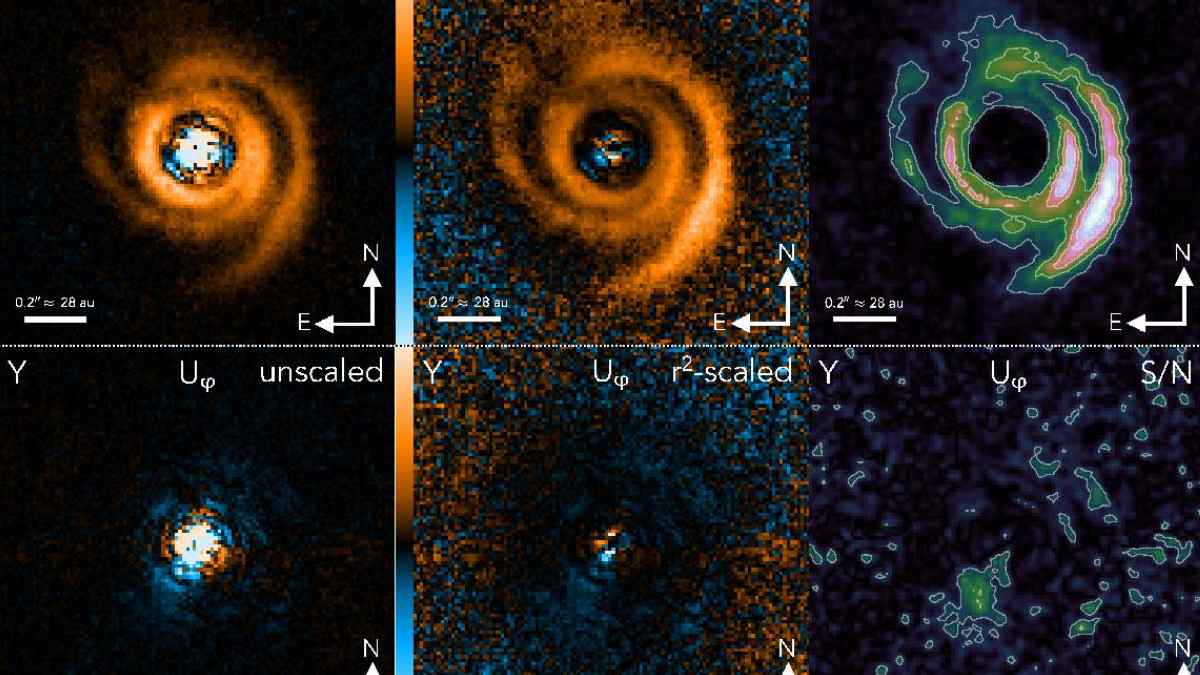 El planeta bebé que esculpe espirales de polvo a 440 años luz de la Tierra