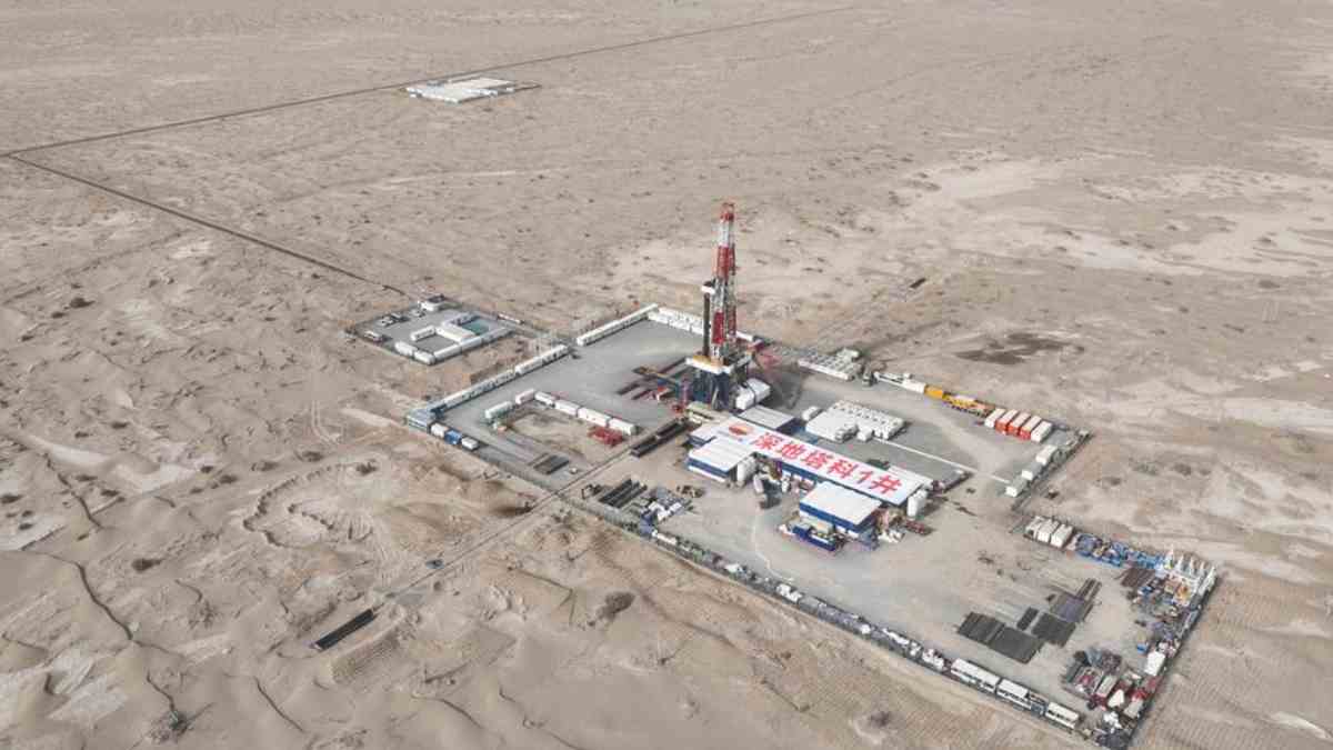 China rompe récord mundial perforando casi 11 kilómetros hacia el interior de la Tierra
