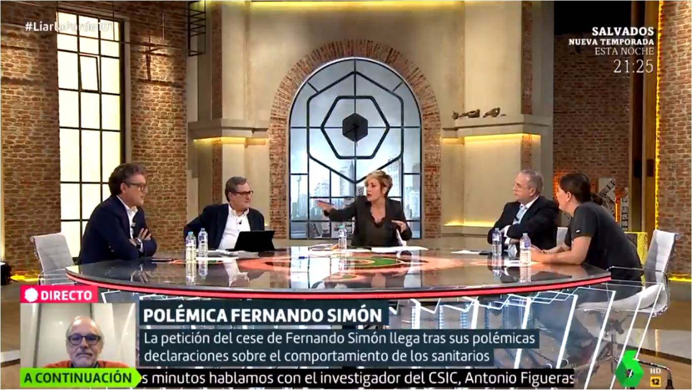 Cristina Pardo pone orden en el programa tras la discusión de los colaboradores. laSexta