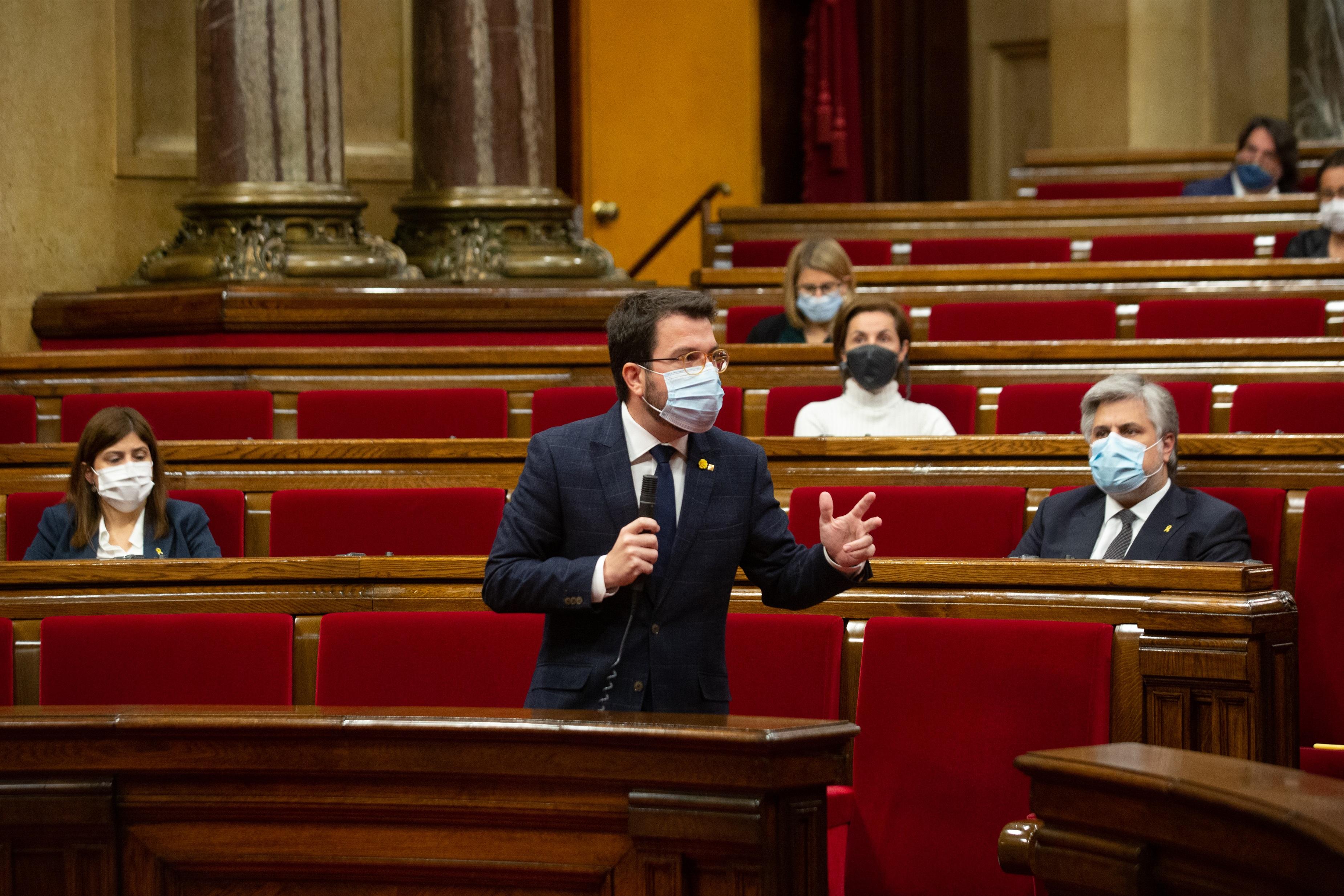 El vicepresidente de la Generalitat, Pere Aragonés. EP