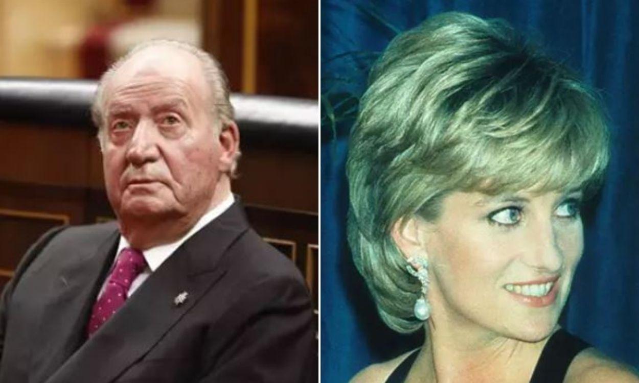 Juan Carlos I le habría entregado 45.000 euros a Lady Di