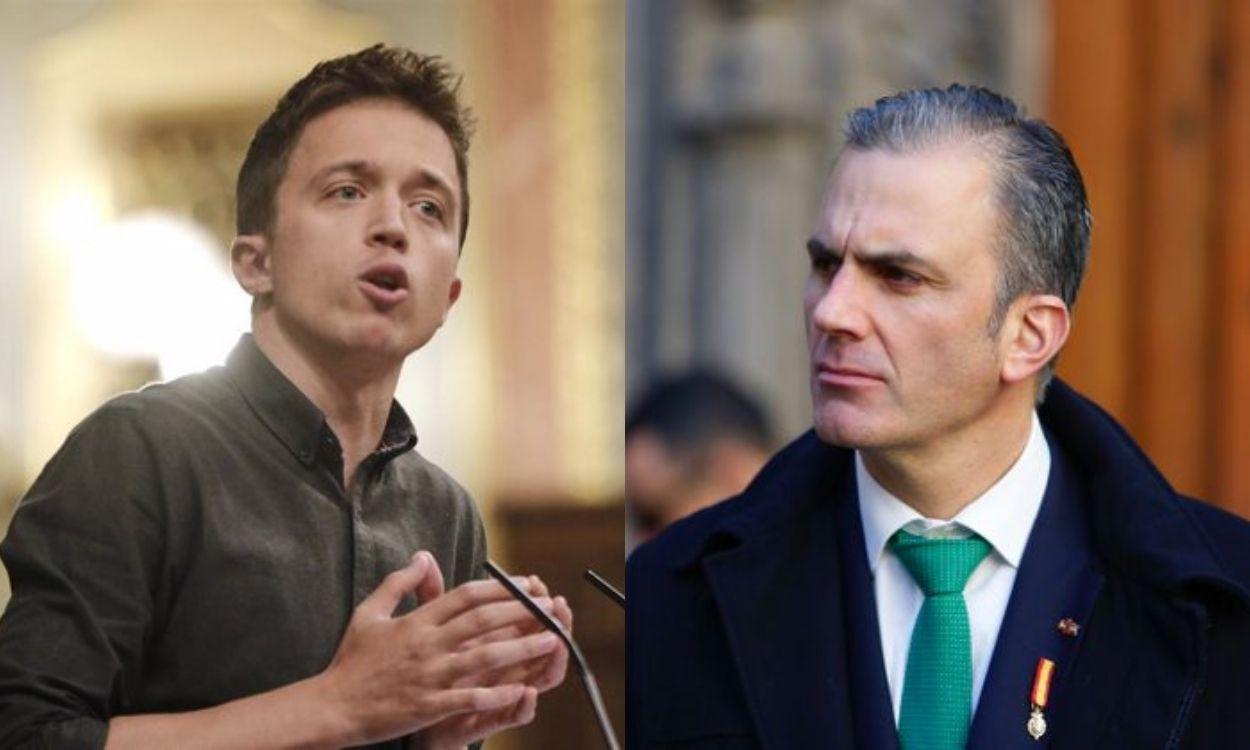 El líder de Más País, Iñigo Errejón, y el diputado de Vox, Javier Ortega Smith.