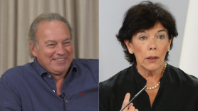 Bertín Osborne e Isabel Celaá.