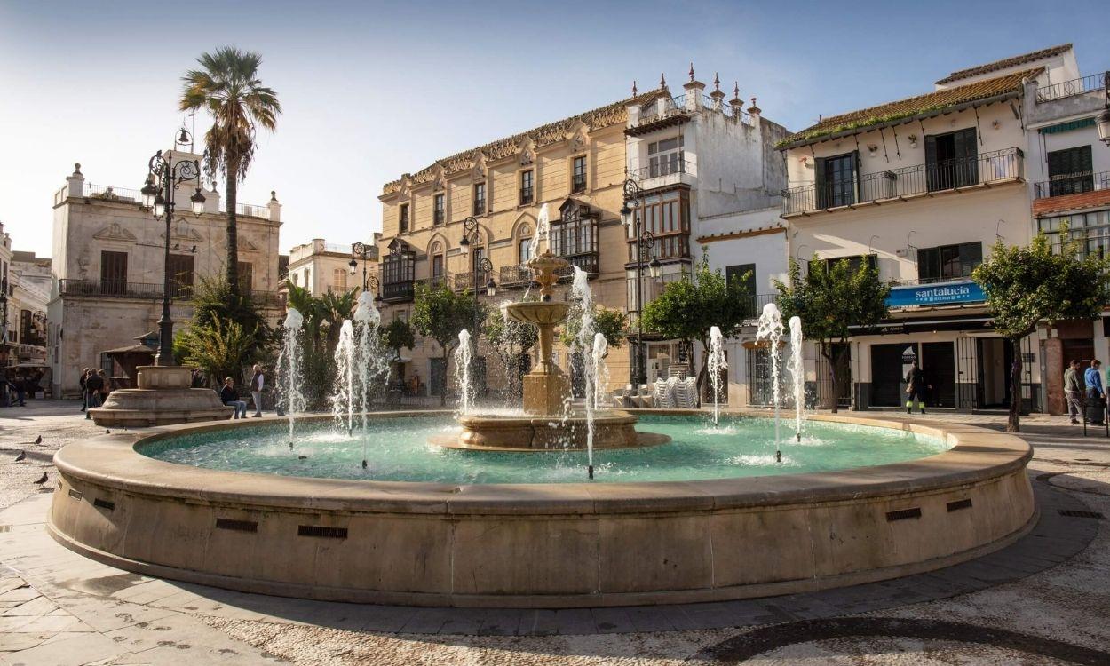 Plaza del Cabildo de Sanlúcar de Barrameda, Cádiz.