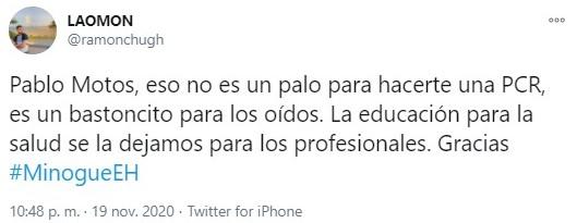 Critcas a Pablo Motos por hacerse la PCR en el programa 3