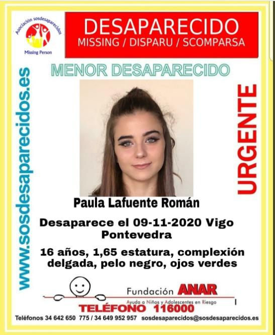 Joven desaparecida en Vigo