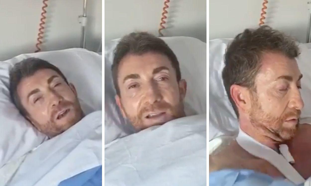 Pablo Motos en un vídeo grabado tras una operación. Fuente: Instagram