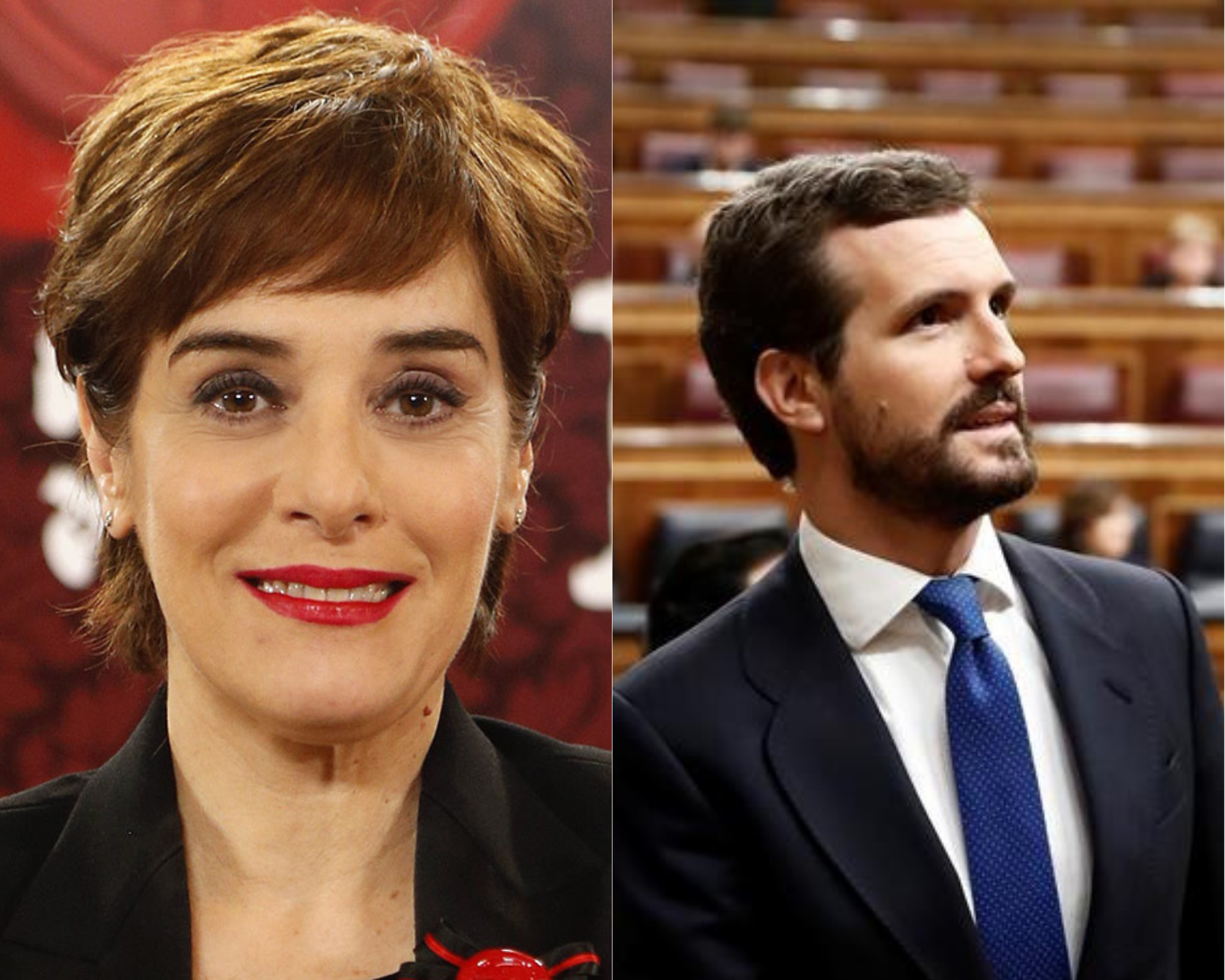 Anabel Alonso y Pablo Casado