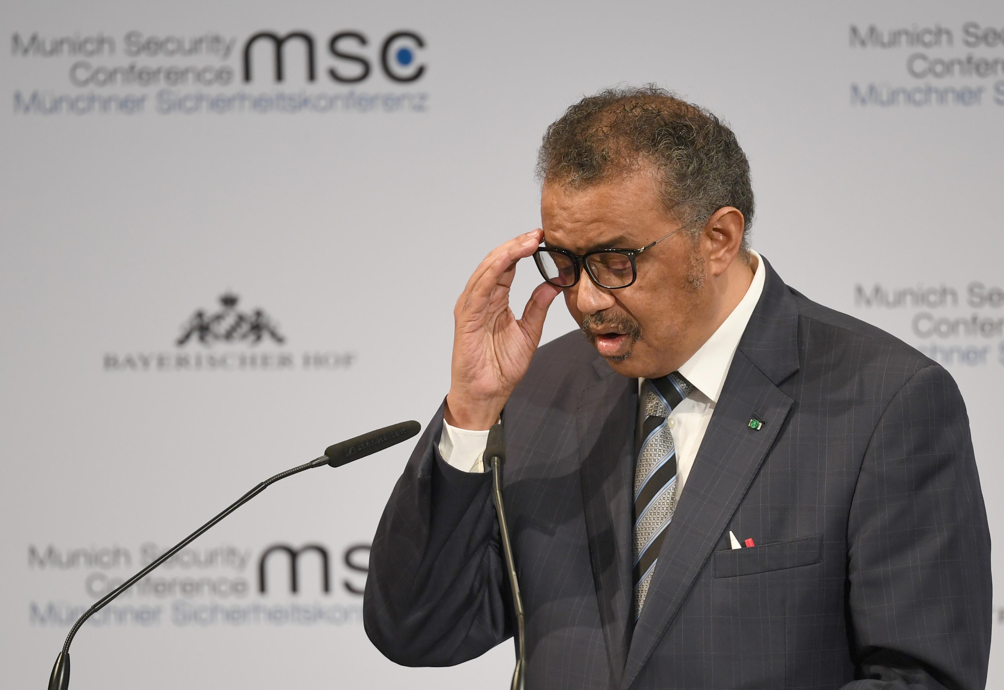 El director general de la Organización Mundial de la Salud (OMS), Tedros Adhanom Ghebreyesus. Fuente: Europa Press.