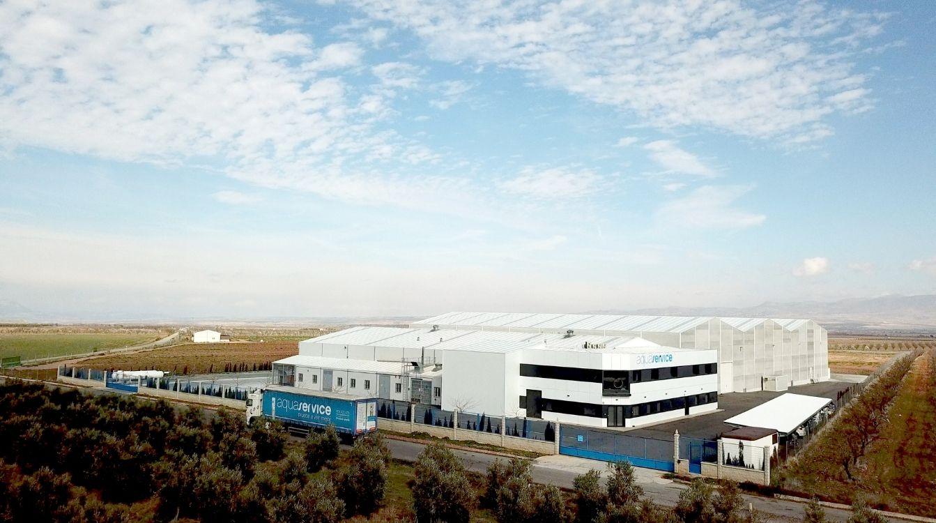 Centro de producción de Aquaservice en Cogollos de Guadix (Granada)