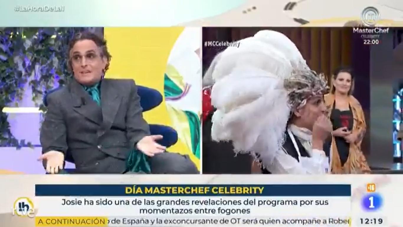Josie habla de la imitación homófoba de Florentino Fernández. RTVE.