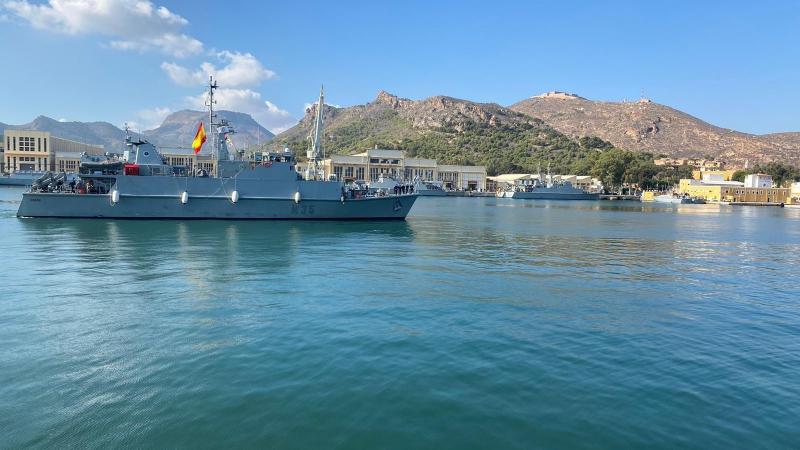 El jefe de la Armada Española recuerda a Vox que no se puede hacer un bloqueo naval en Canarias. Europa Press