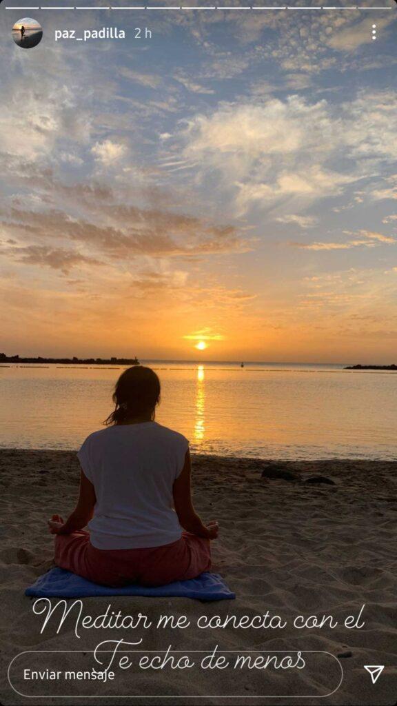 Storie de Paz Padilla en Instagram Storie de Paz Padilla en Instagram