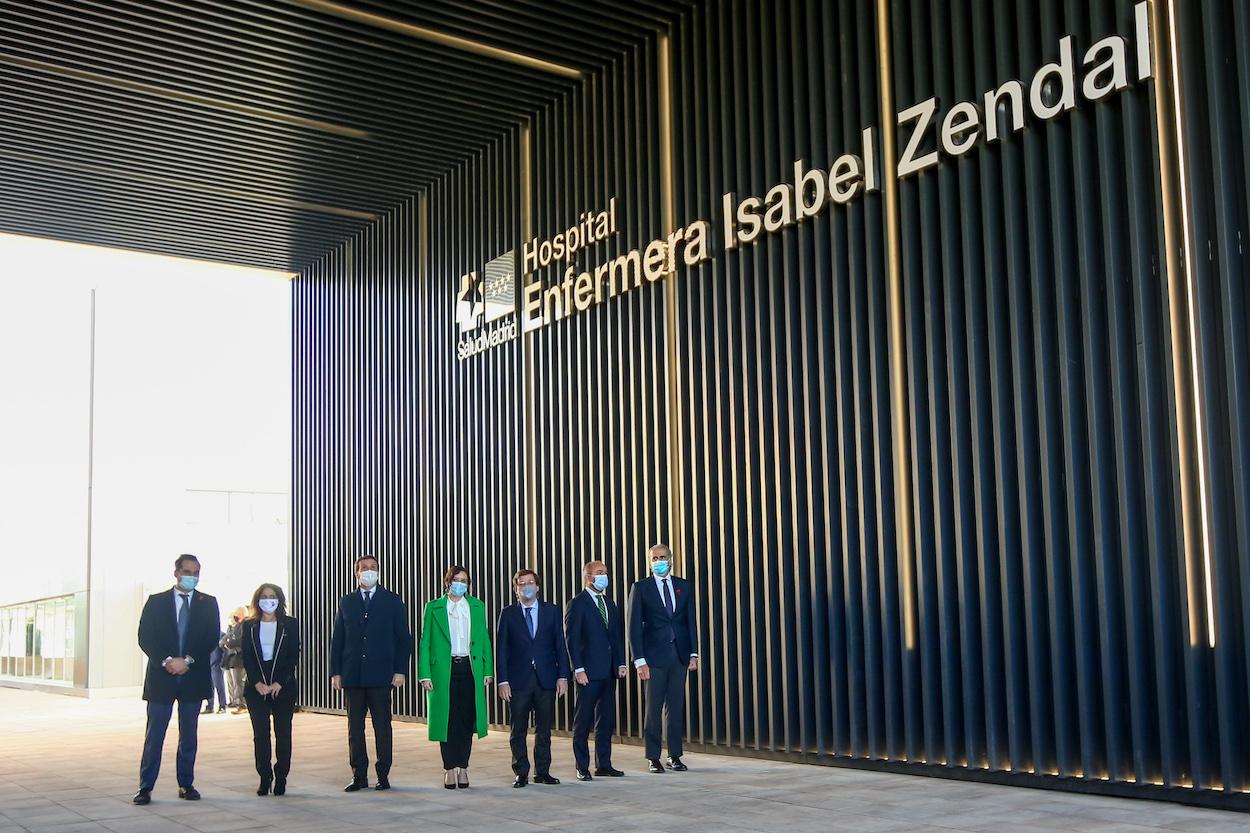 Imagen de la inauguración del Hospital Isabel Zendal