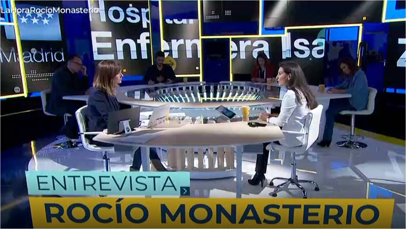 Rocio Monasterio es entrevista en 'La hora de La 1. RTVE