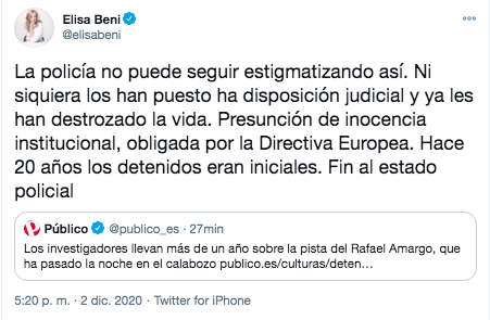 Tuit Elisa Beni Rafael Amargo Tuit Elisa Beni Rafael Amargo