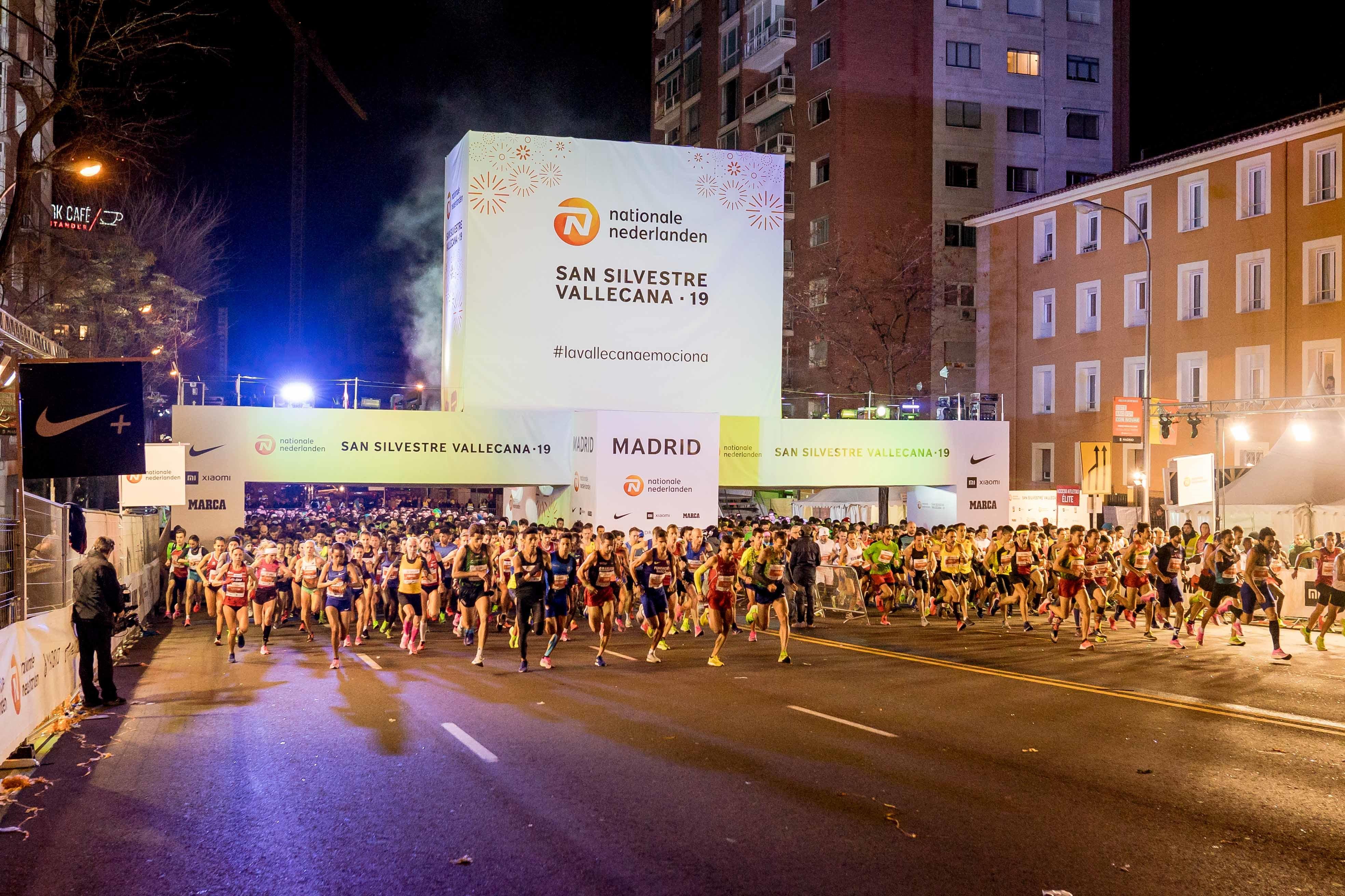 Salida de la Nationale-Nederlanden San Silvestre Vallecana 2019.