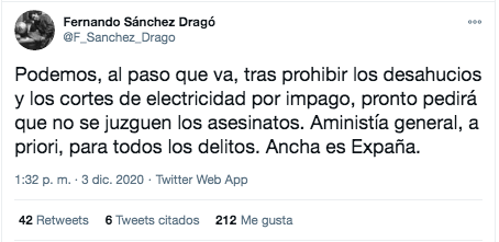Sánchez Dragó sobre Unidas Podemos Sánchez Dragó sobre Unidas Podemos