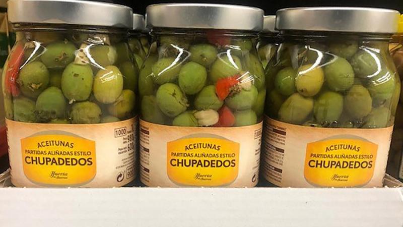 Aceitunas chupadedos