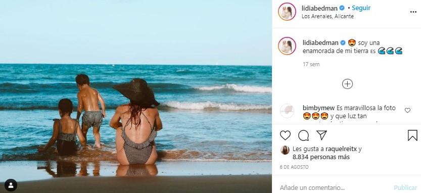 Instagram de Lidia Bedman, mujer de Santiago Abascal 2