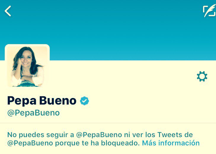 Pepa Bueno bloquea en Twitter a 'Los Genoveses' por informar del nuevo cargo del presidente de la SER en Sacar Vallehermoso. 