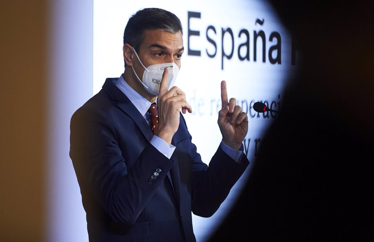 El presidente del Gobierno, Pedro Sánchez