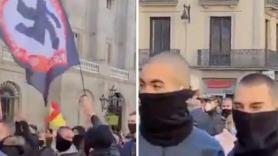 Neonazis en el acto de Vox.