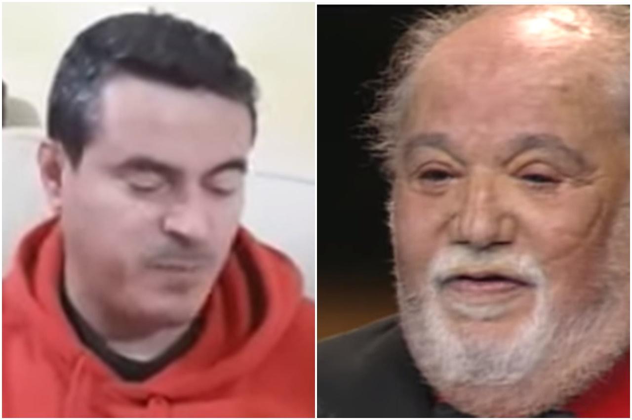 El alcalde de Albudeite y Paco Rabal