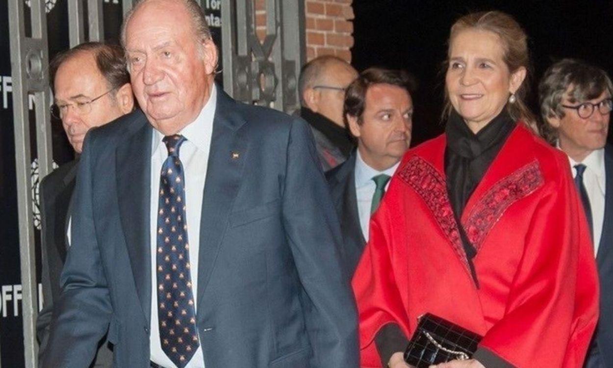 La Infanta Elena baraja viajar a Abu Dabi para pasar la Navidad con Juan Carlos I