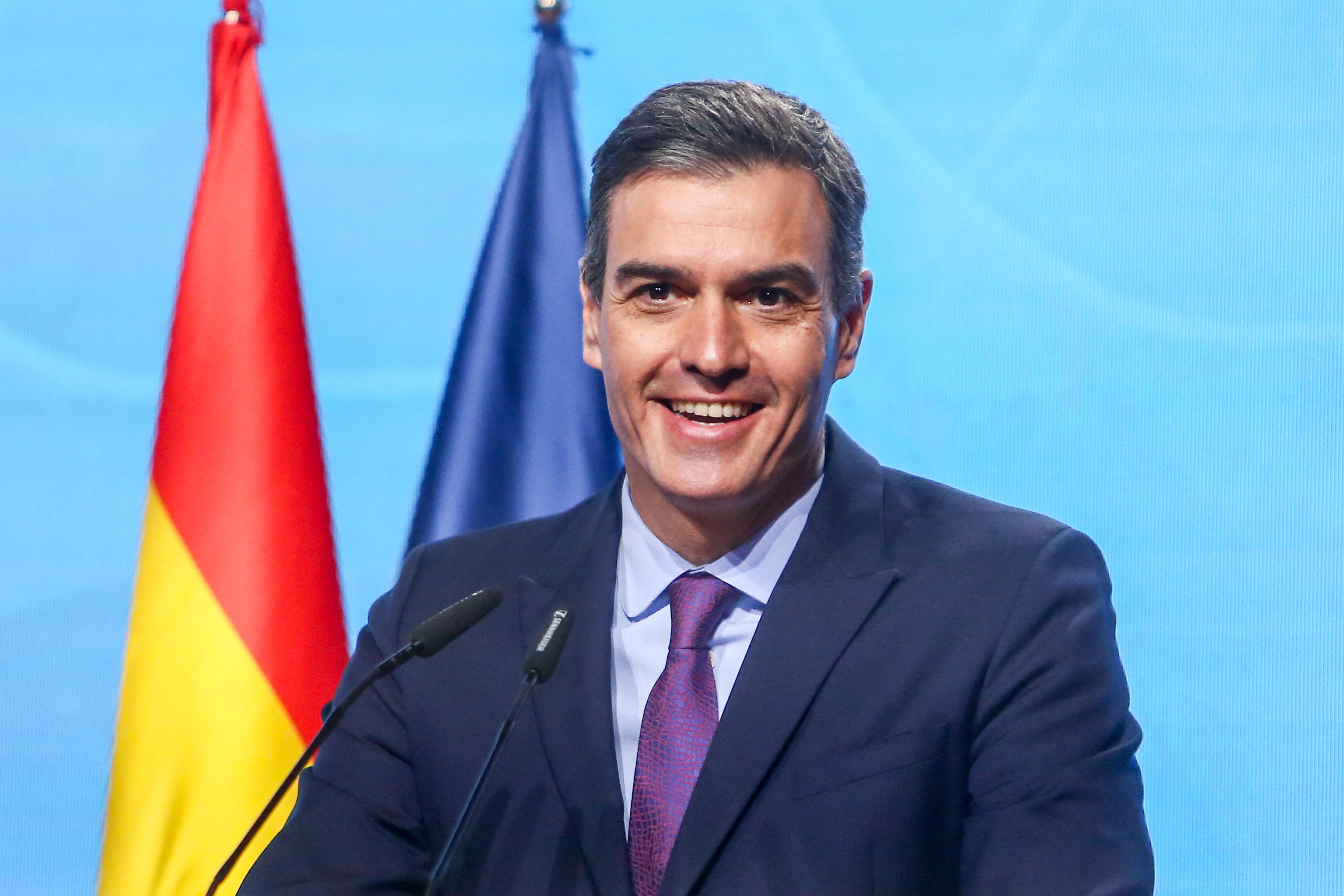 El presidente del Gobierno, Pedro Sánchez