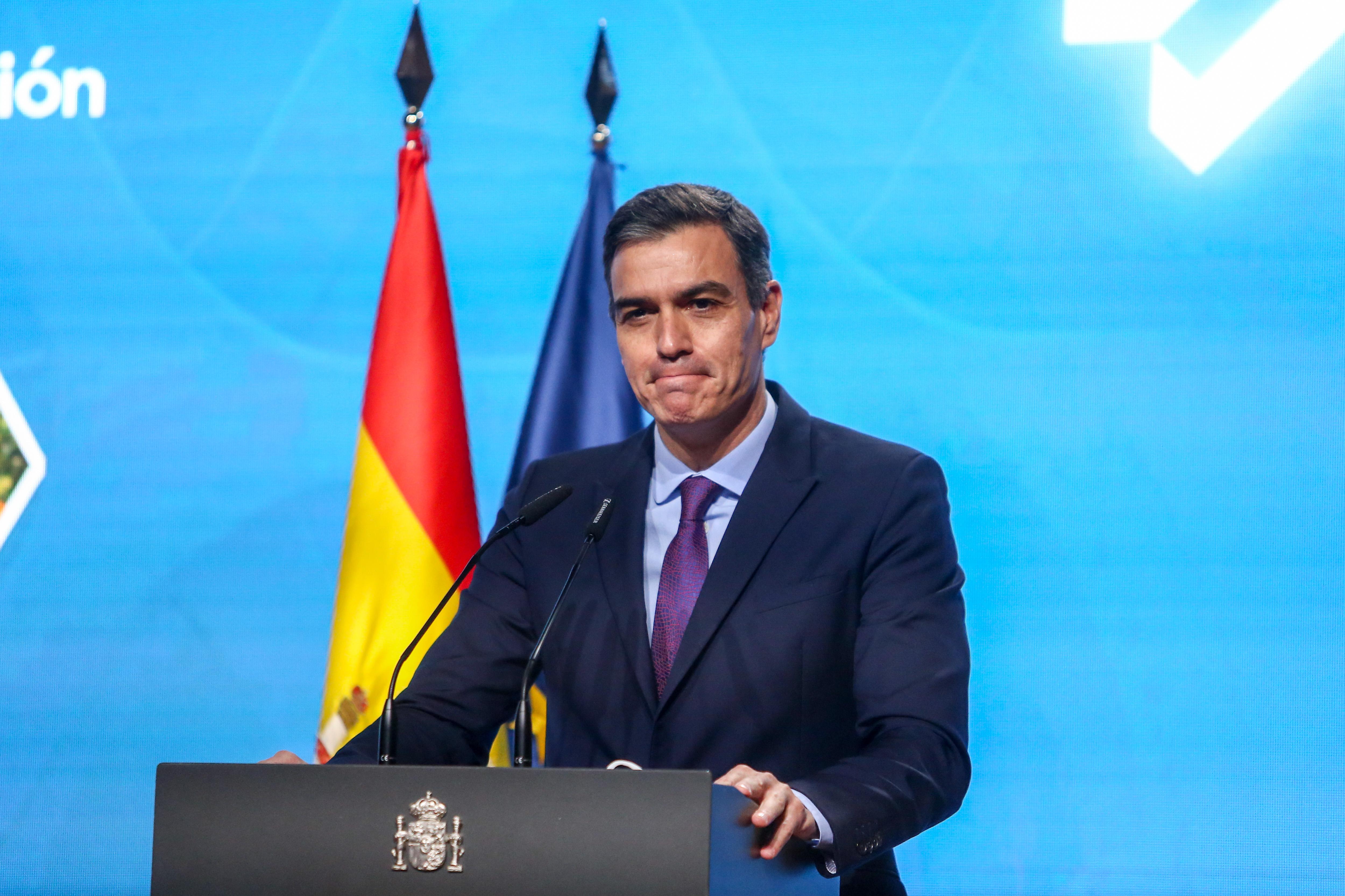 El presidente del Gobierno, Pedro Sánchez