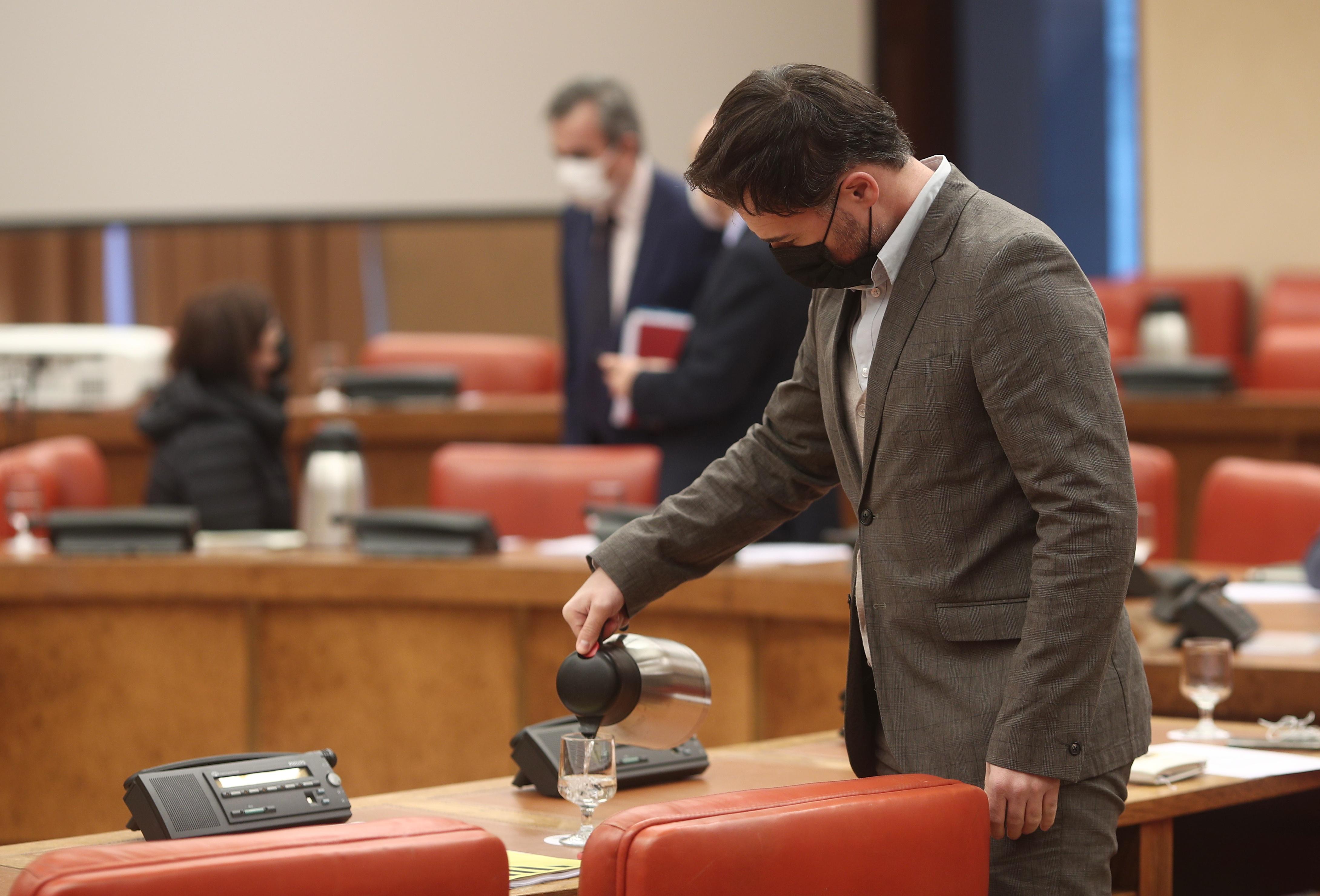 El portavoz de ERC en el Congreso, Gabriel Rufián, en una imagen de archivo. Fuente: Europa Press.