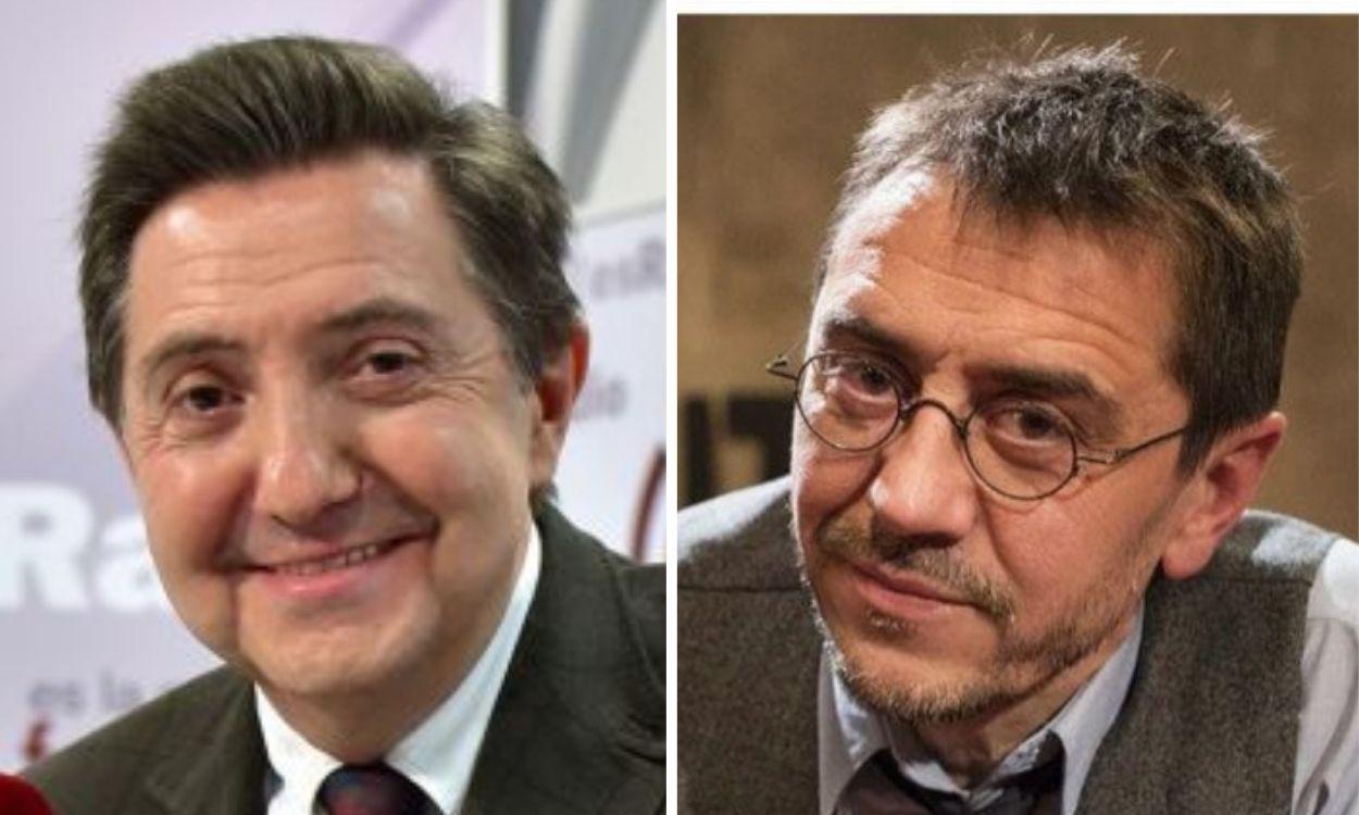 Federico Jiménez Losantos y Juan Carlos Monedero