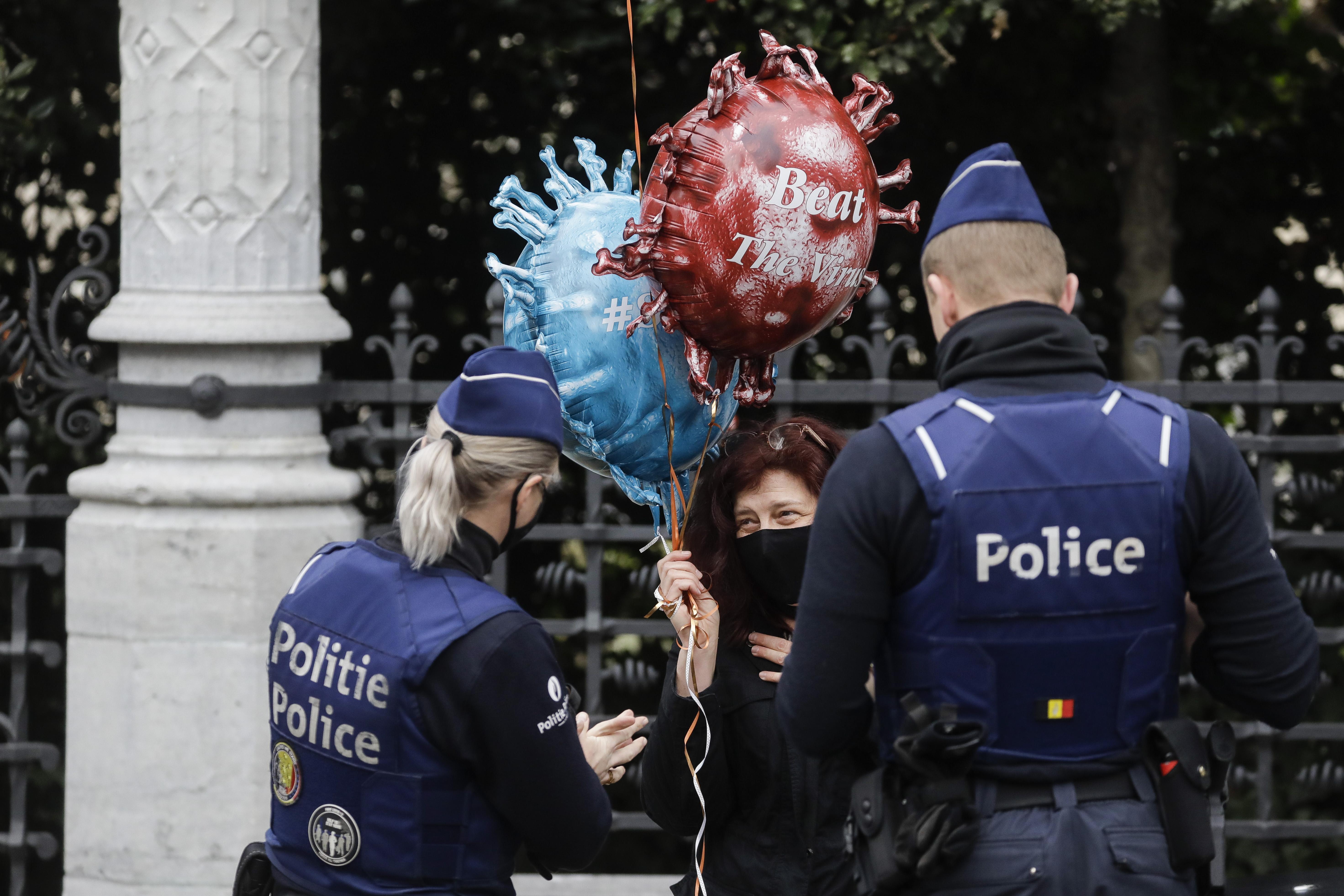 La Policía de Bélgica. EP