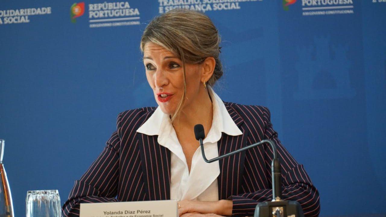 La ministra de Trabajo, Yolanda Díaz