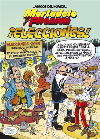Mortadelo y Filemón se 'enfrentarán' con su propio partido político a Rajoy