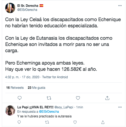 Ultraderecha vs Echenique por la eutanasia 3 Ultraderecha vs Echenique por la eutanasia 3