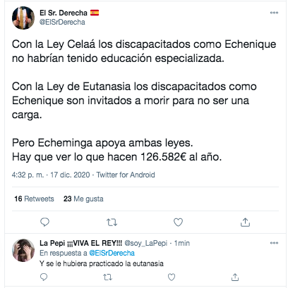 Ultraderecha vs Echenique por la eutanasia 3