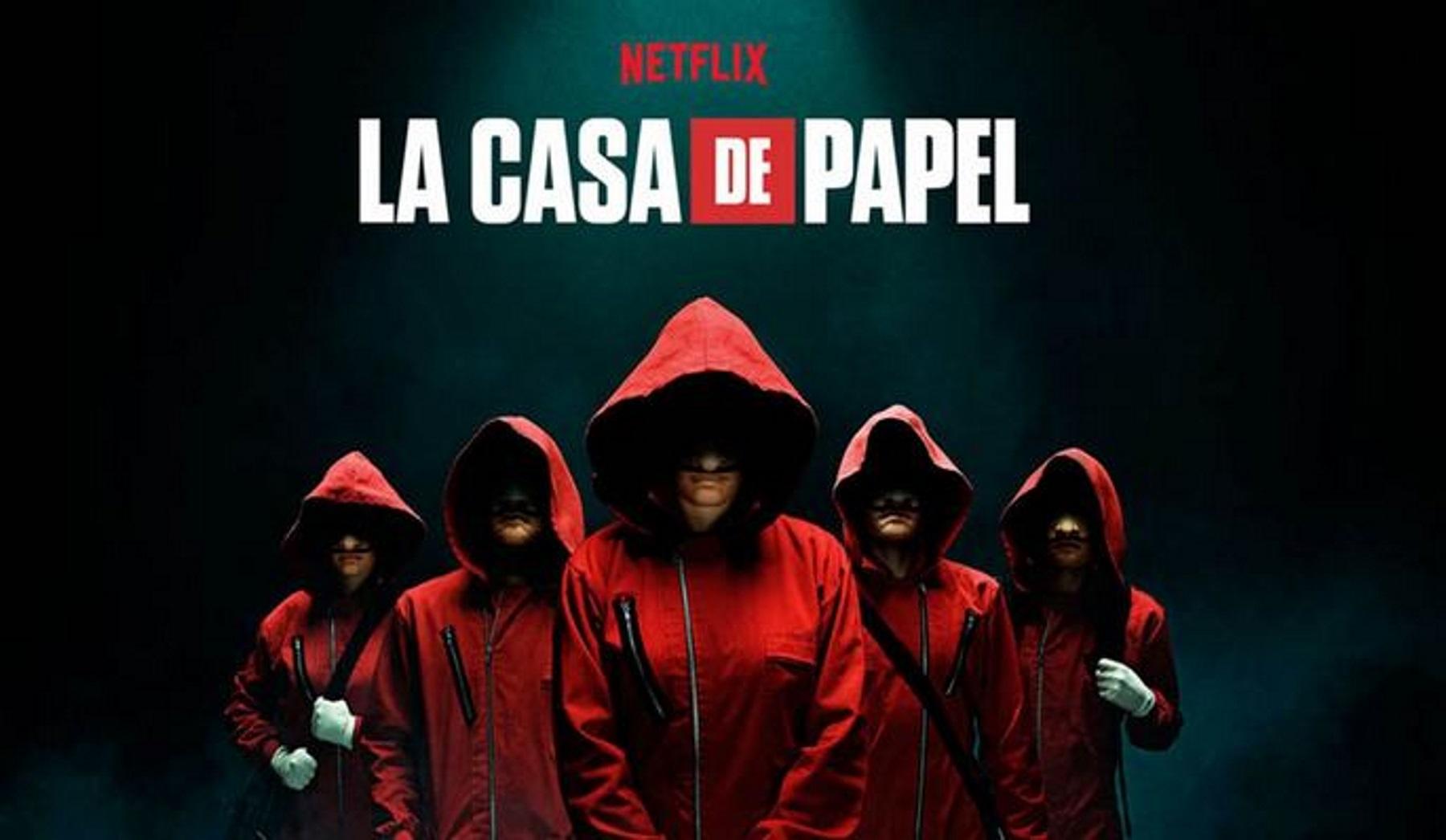 La Casa de Papel, la serie español de Netflix, entre las 10 mejores del mundo según IMDB