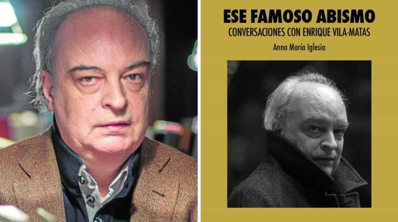 La periodista Anna María Iglesia en su nuevo libro 'Ese famoso abismo. Conversaciones con Enrique Vila Matas'