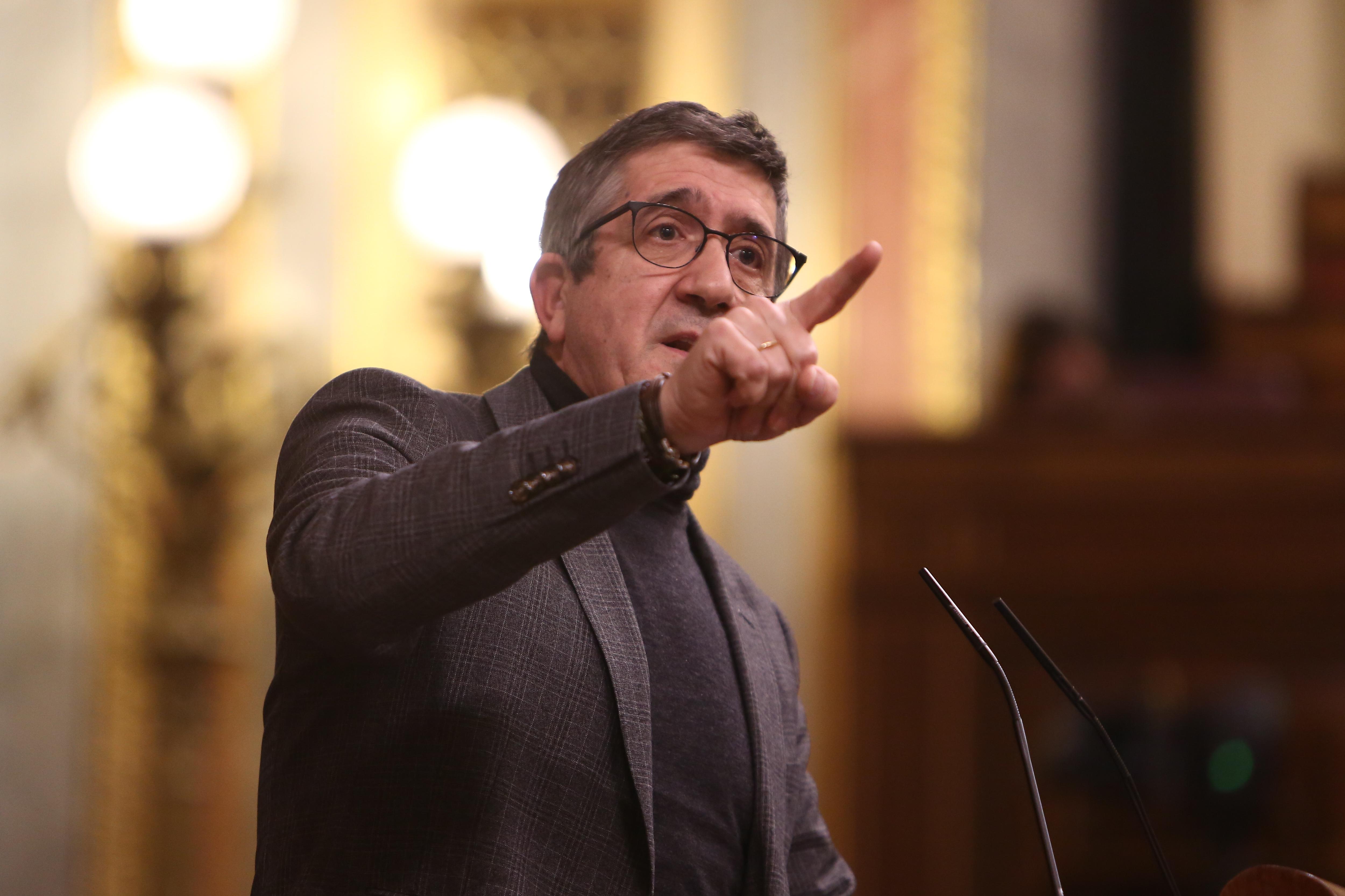 Imagen de archivo del expresidente del Congreso de los Diputados y exlehendakari, Patxi López. Fuente: Europa Press.