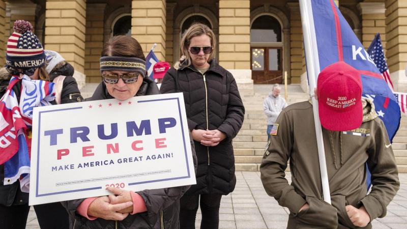 Imágenes de seguidores de Donald Trump