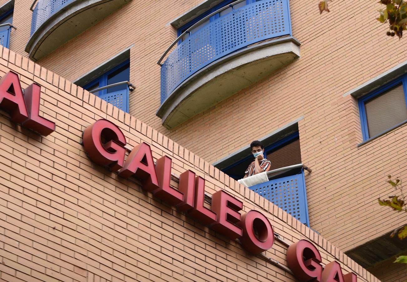 Colegio Mayor Galileo Galilei de Valencia, donde se ha celebrado una fiesta ilegal con unos 200 estudiantes. 