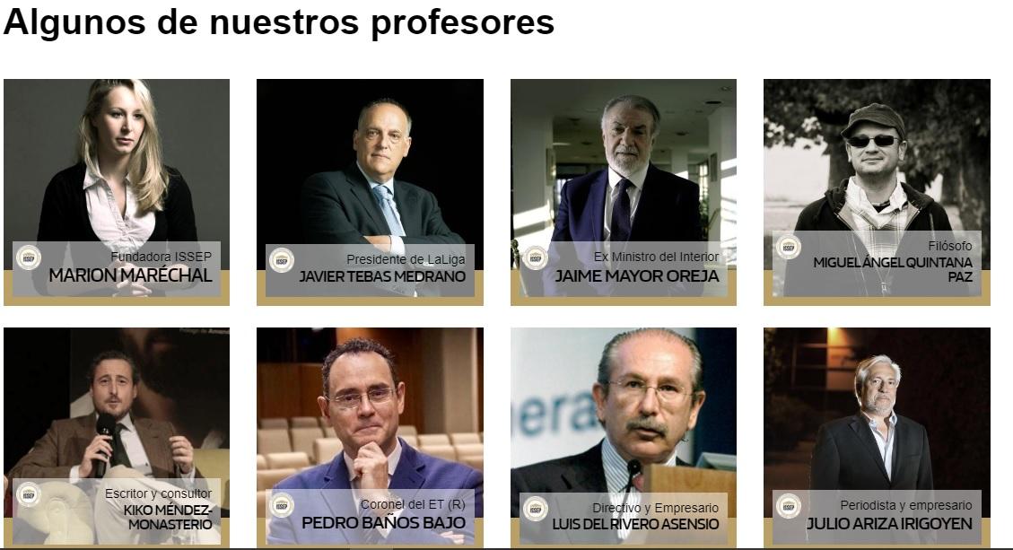 Nómina de profesores del ISSEP