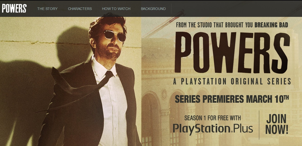 Powers, la primera serie para TV de PlayStation empieza a mostrarse en público