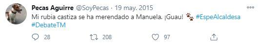 Tuit del perro Pecas 1 Tuit del perro Pecas 1
