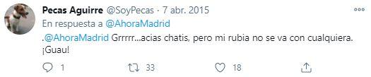 Tuit del perro Pecas Tuit del perro Pecas