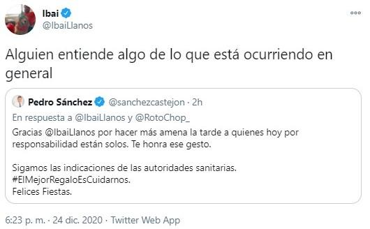 respuesta de ibai a sánchez